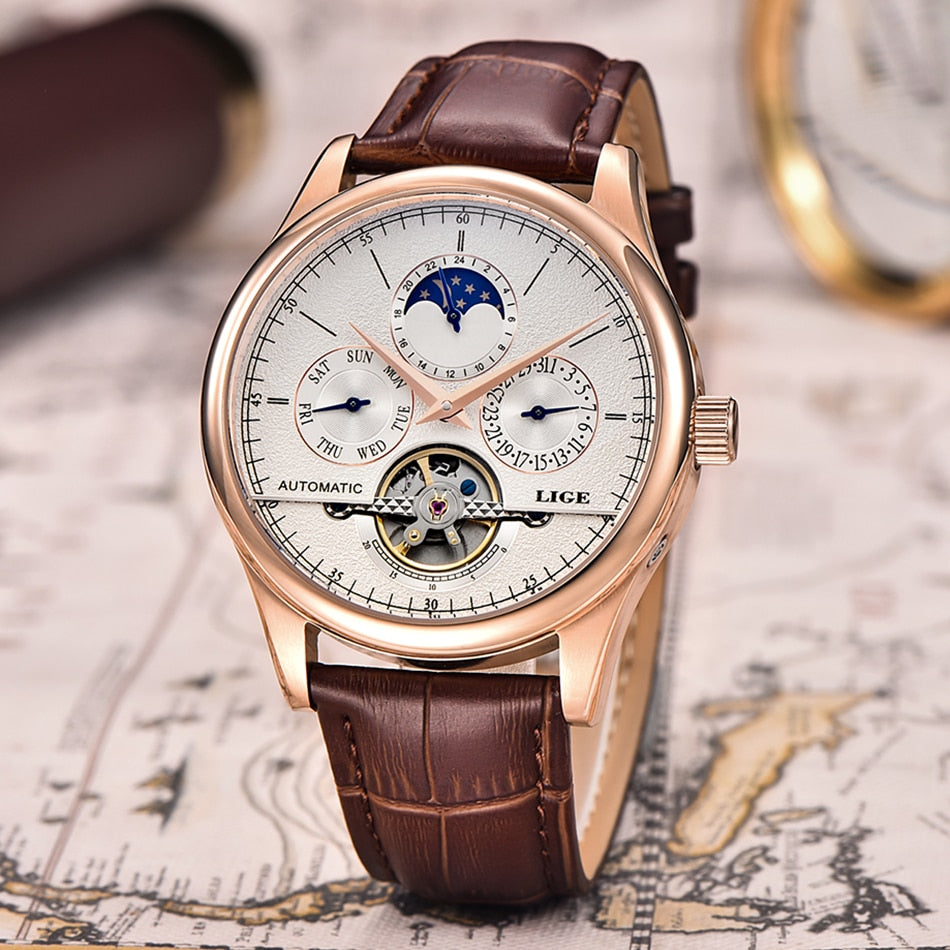 LIGE Waterproof Classic Mechanical Watch for Men - Premium Watches from Dressmycell.com - Just $68! Shop now at Dressmycell.com LIGE Waterproof Classic Mechanical Watch for Men - Premium Watches from Dressmycell.com - Just $68! Shop now at Dressmycell.com